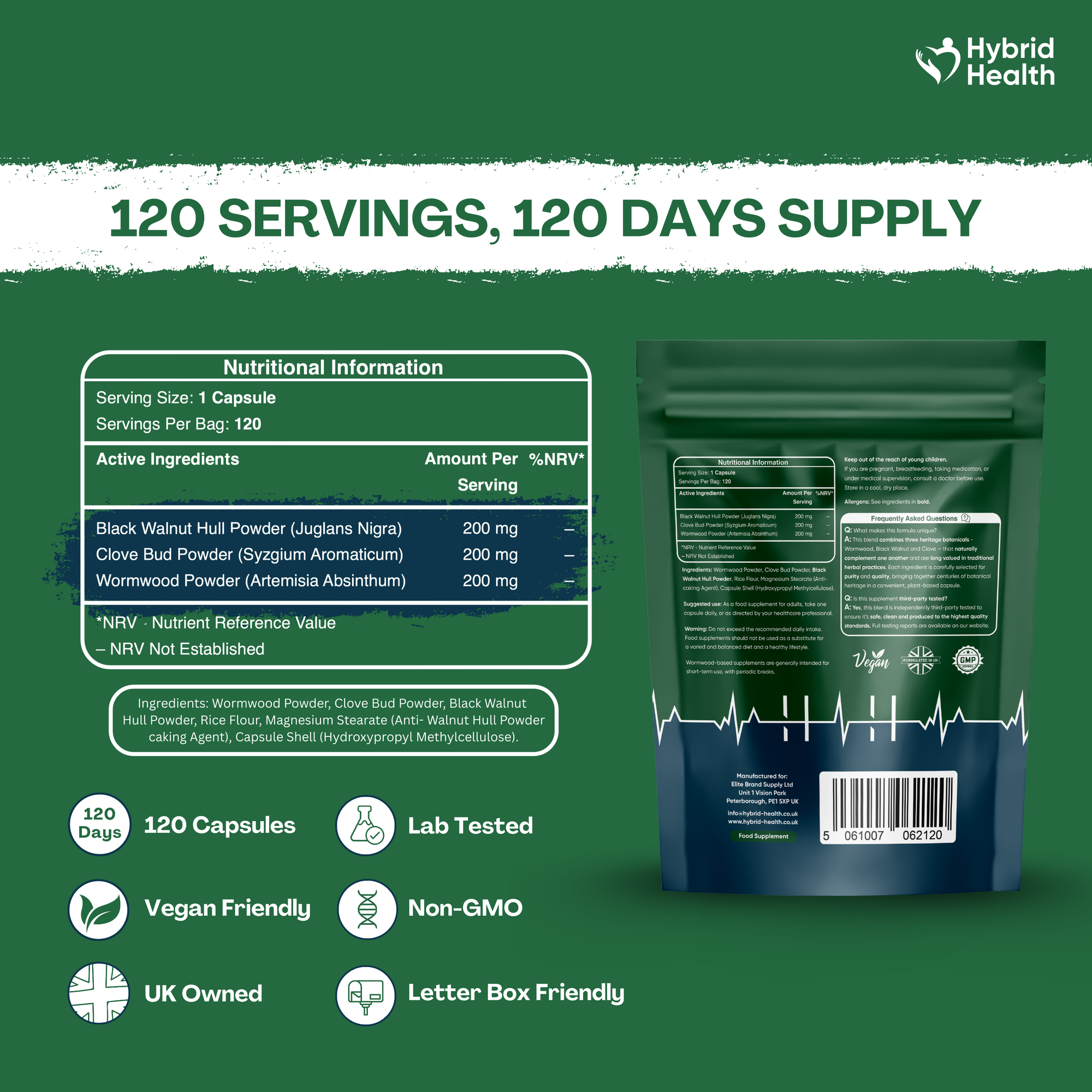 Wormwood, Walnut &amp; Clove